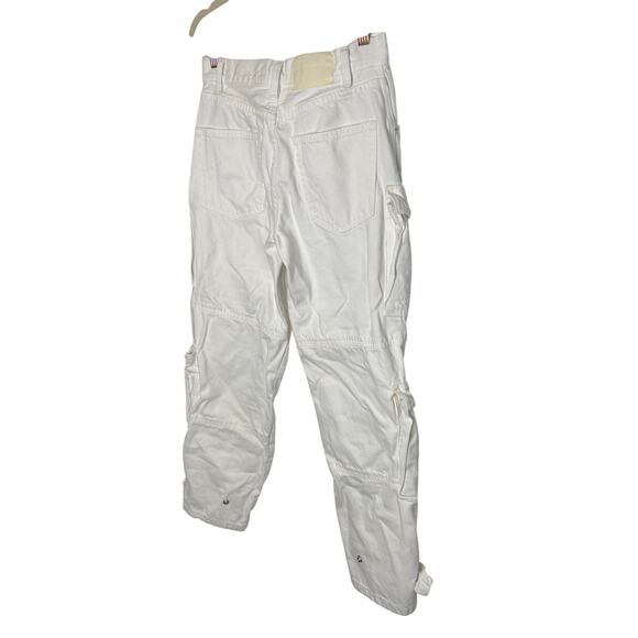 Grlfrnd Lex Wide Leg Cargo Jeans Chore Grunge Streetwear Distressed Y2K Sz 23 - Picture 12 of 13